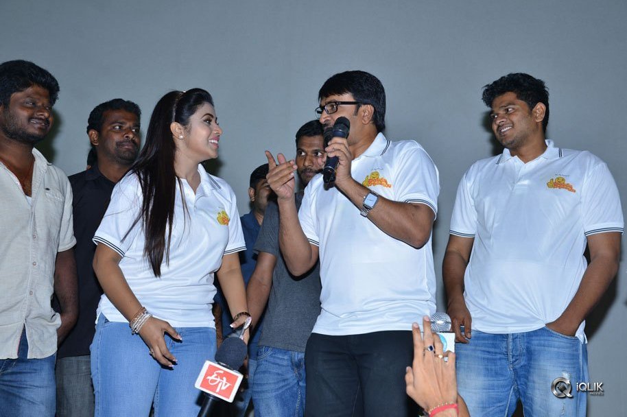 Jayammu-Nischayammu-Raa-Movie-Team-At-Satyam-Theatre